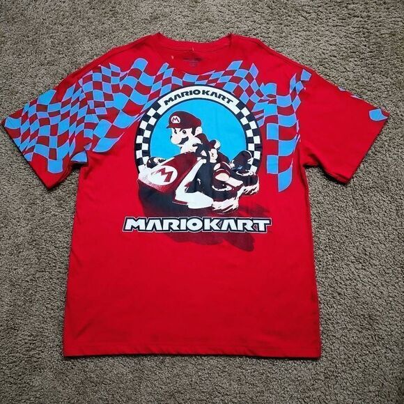 Nintendo Mario Kart Hybrid Short Sleeve T-shirt -R - Picture 1 of 4